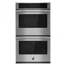 Jenn-Air JJW3830IL - 30'' Double Wall Oven, Rise Style, 4 Glide Out Flat Tine Racks, 7'' Enahan Ced