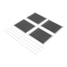 Jenn-Air W11430921 - Range Hood Recirculation Filter: 1 Of Square Charcoal Filter, 2 Of Rod- Style Clips