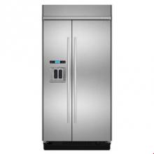Jenn-Air JS42SSDUDE - Jenn-Air® 42-Inch Built-In Side-by-Side Refrigerator with Water Dispenser