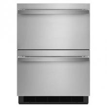 Jenn-Air JUCFP242HM - 24'' Refrigerator Double Drawer, Noir Style, Combination Ref/Frz Drawers