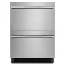 Jenn-Air JUDFP242HL - 24'' Refrigerator Double Drawer, Rise Style, Ref/Ref Drawers