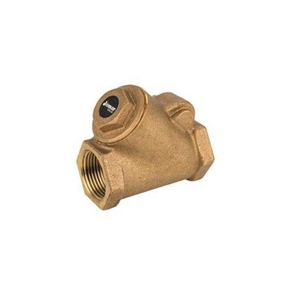 Bronze Y-Patter Swing Check Valve, Threaded Connection, Class 150, 300 Wog 1''