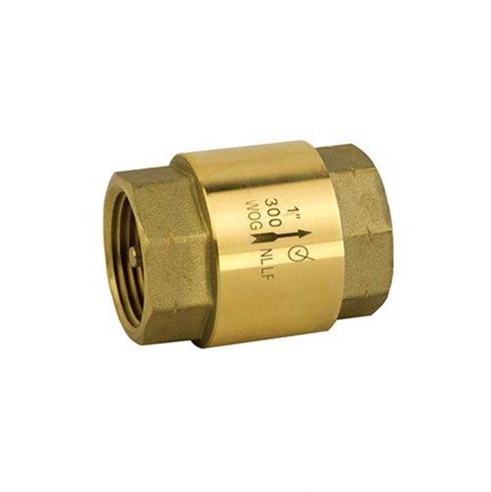 Inline Check Valve, Threaded Connection, 300 Wog, Class 150 1/2''