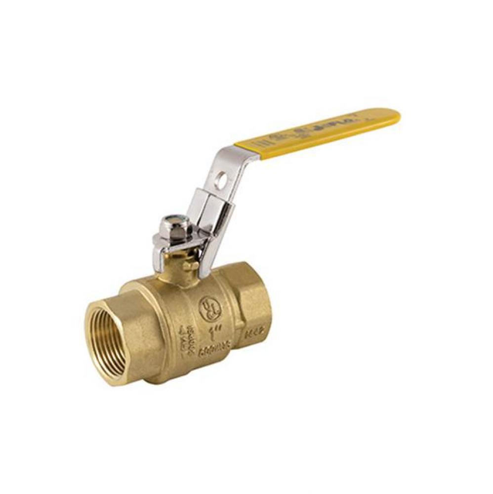 Full Port, 2 Piece, Threaded Connection, 600 Wog, With Latch Lock Handle 2-1/2''