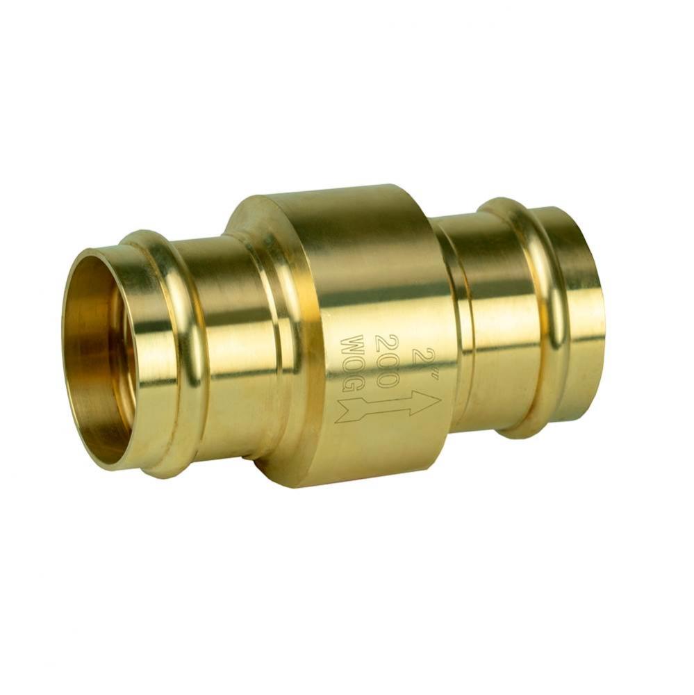 Inline Check Valve, Press Expansion Connection, 200 Wog, Class 154 1-1/2''