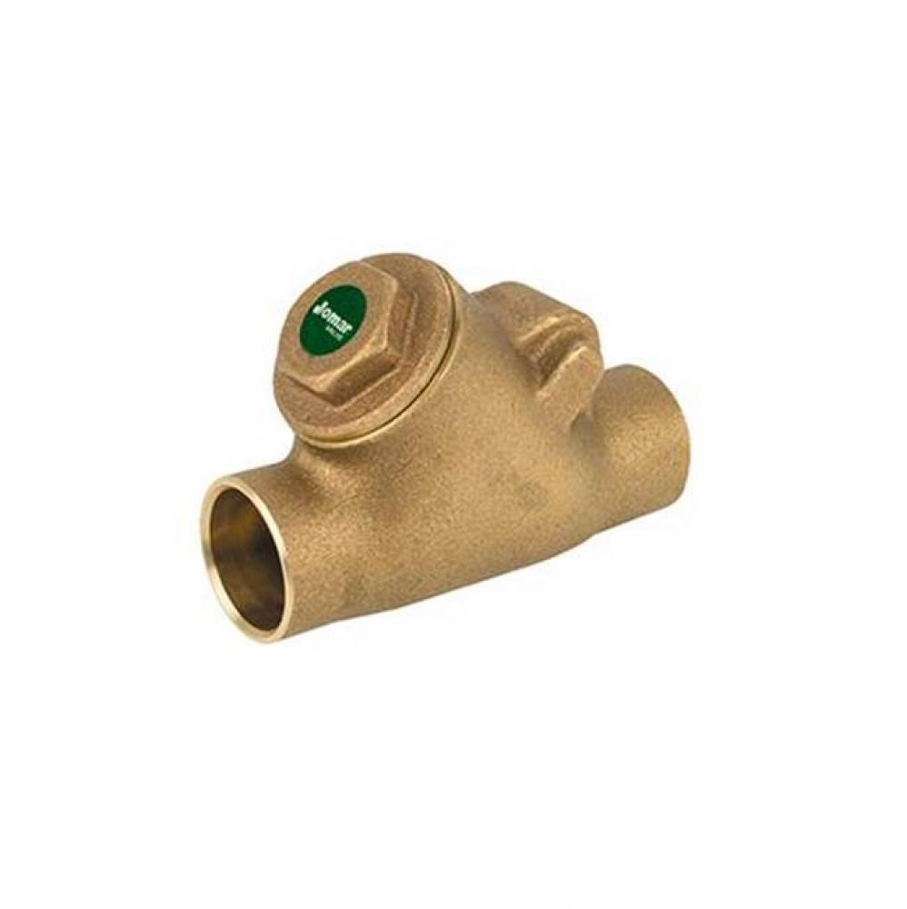 Y-Pattern Swing Check Valve, Solder Connection, Class 150, 300 Wog 2''