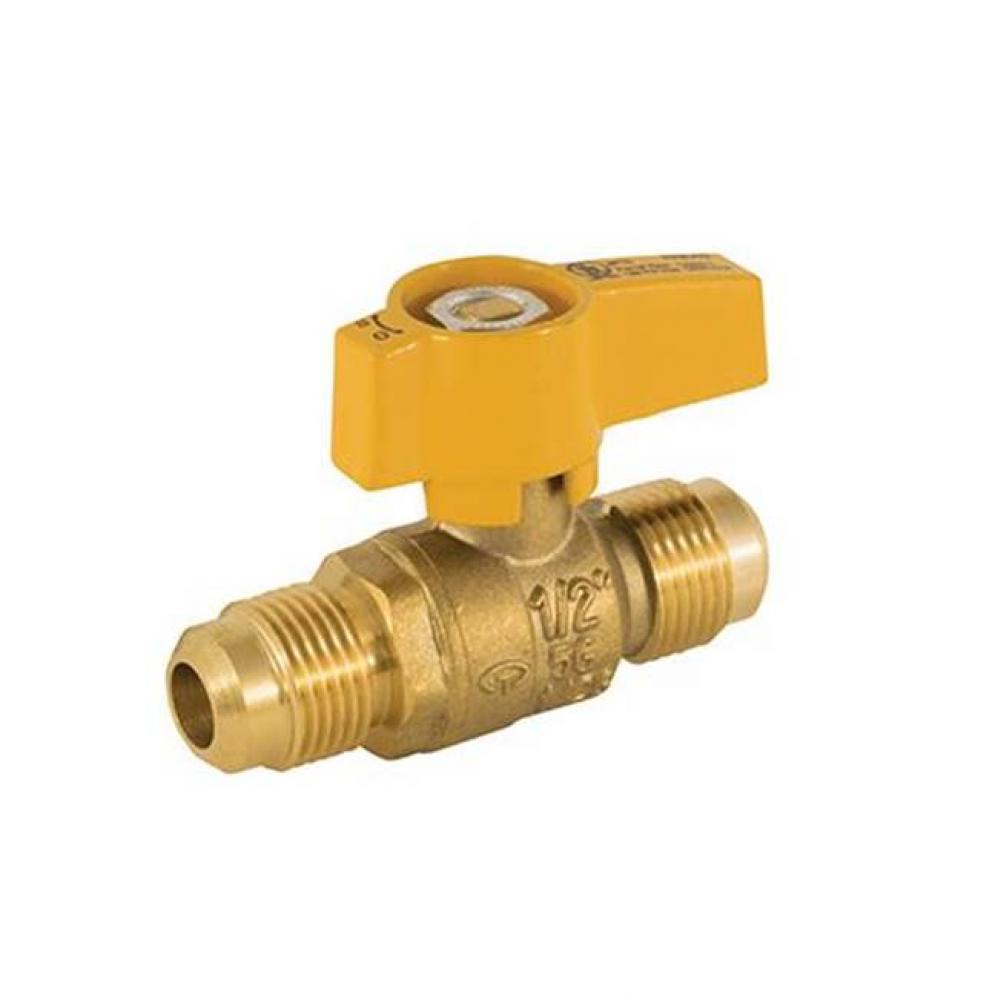 Gas Ball Valve, 2 Piece, 600 Wog 1/2'' X 1/2''