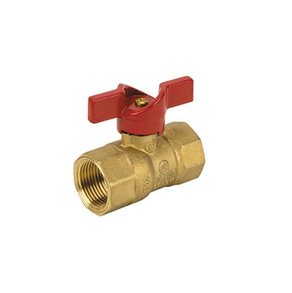 Gas Ball Valve, 2 Piece, 400 Wog 1/2''