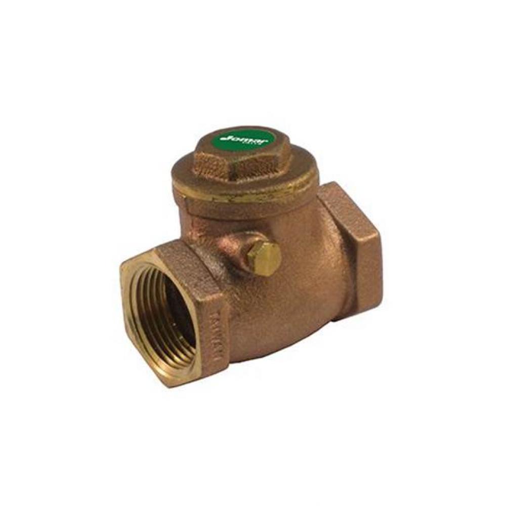 Horizontal Swing Check Valve, Threaded Connection, Class 125, 200 Wog 2-1/2''
