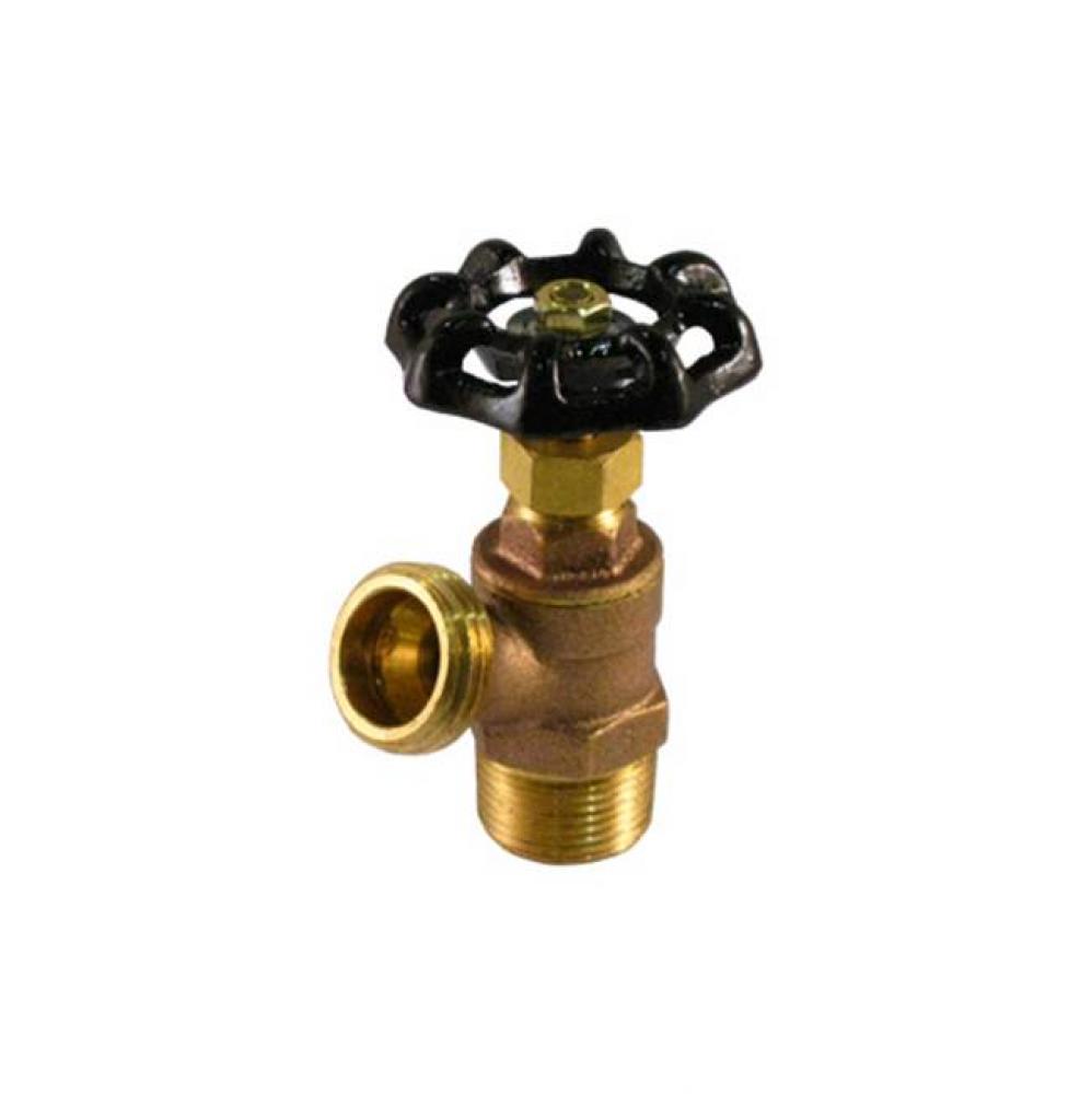 Regular Brass Boiler Drain, Threaded Male Connection, 125 Wog 3/4''