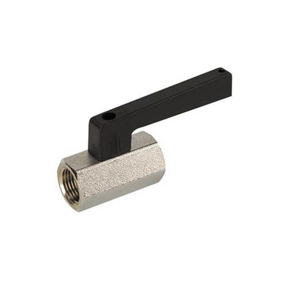 Standard Port, 1 Piece, Threaded Connection, Mini Valve, 450 Wog, With Extended Handle 1/2'&a