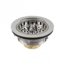 Jomar International LTD 300-017CLAM - 302 Grade Stainless Or Brushed Stainless Steel Sink Strainer