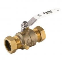 Jomar International LTD 102-655G - Full Port, 2 Piece, Compression Connection, 600 Wog, Stainless Steel Ball And Stem With Drain 1&ap