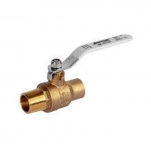 Jomar International LTD 100-144G - Full Port, 2 Piece, Male X Sweat Connection, 600 Wog, Stainless Steel Ball And Stem 3/4'&apos