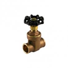 Jomar International LTD 103-407 - Regular Brass Gate Valve, Non-Rising Stem, Solder Connection, 200 Wog 1-1/2''