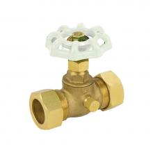 Jomar International LTD 200-313G - Stop & Waste Valve, Compression Connection, 200 WOG