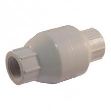 Jomar International LTD 210-303 - PVC, In-Line Check, Schedule 40, Threaded Connection, 150 WOG