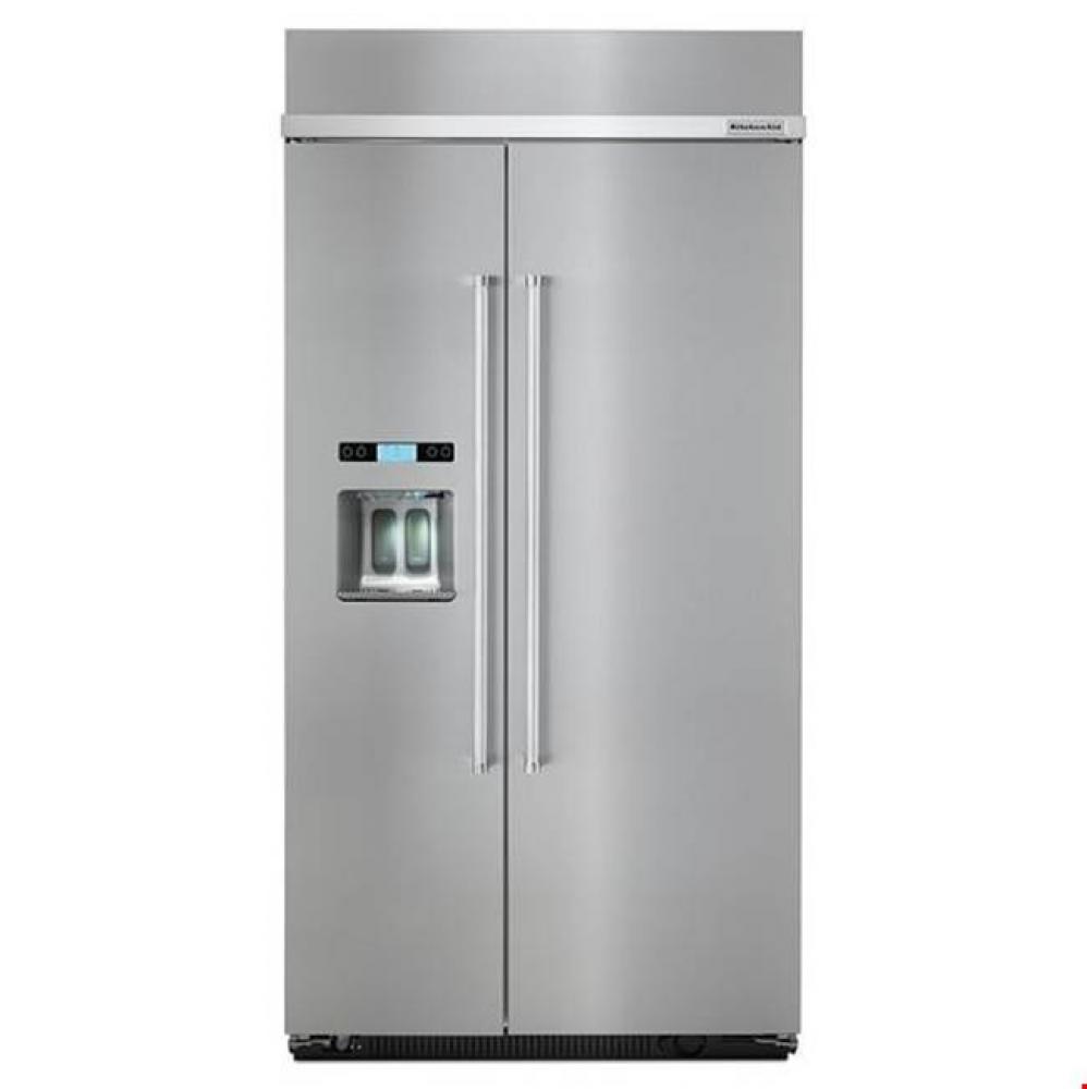 42 in. 25 cu. ft. No Frost SxS Built-In Freezer Refrigerator