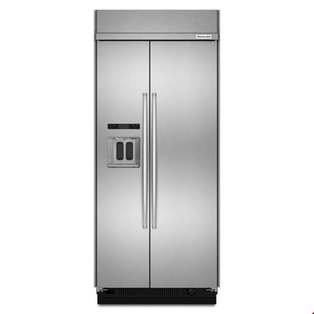 20.8 Cu. Ft. 36-Inch Width Built-In Side-by-Side Refrigerator