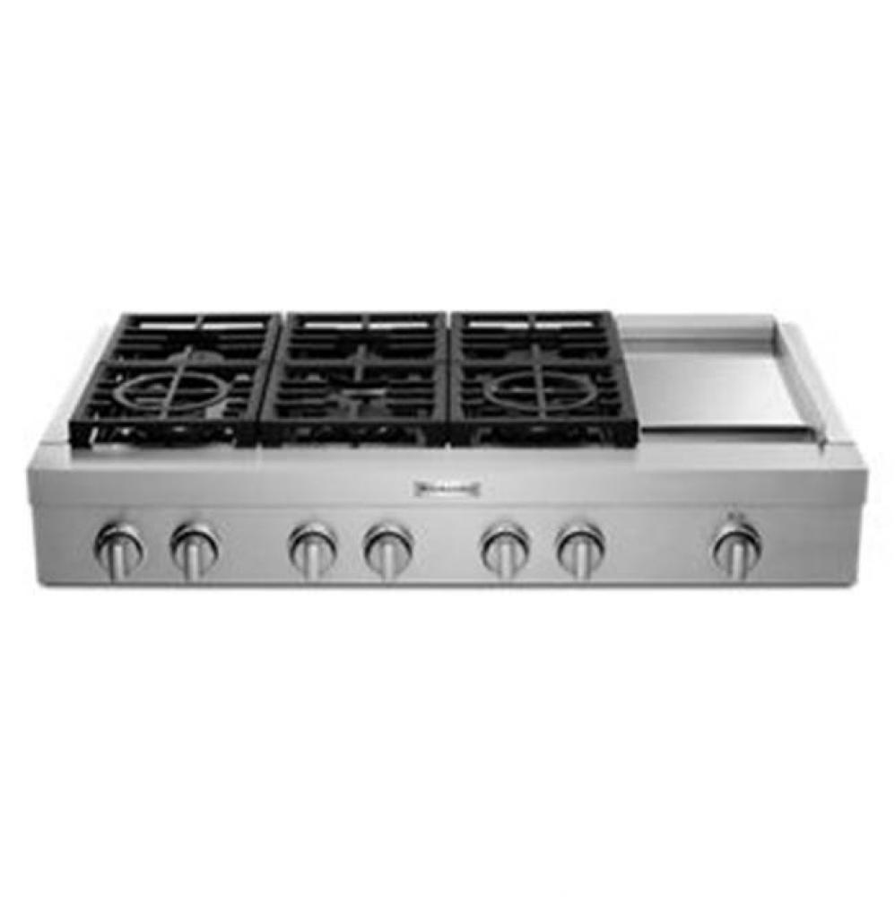 48'' Commercial Gas Range Top W/Griddle