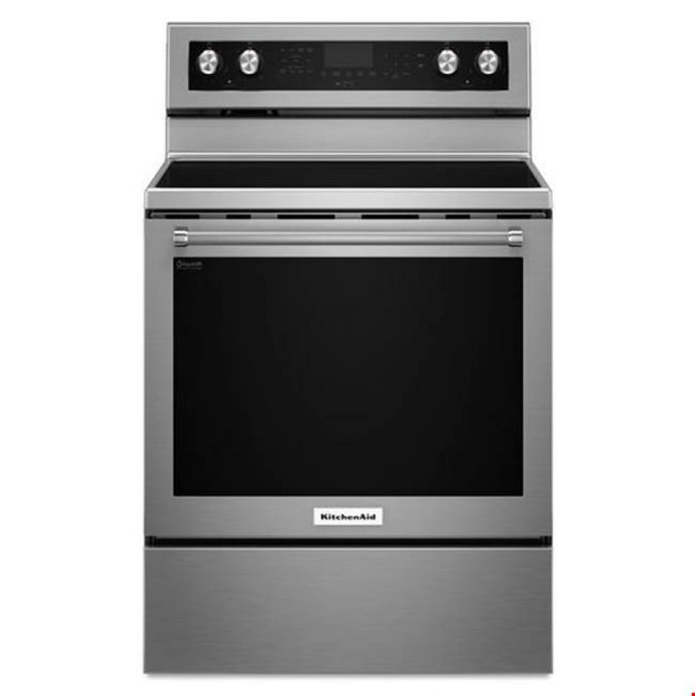 30 in. Self Cleaning Convertible Ceramic Glass Freestanding Electric Range