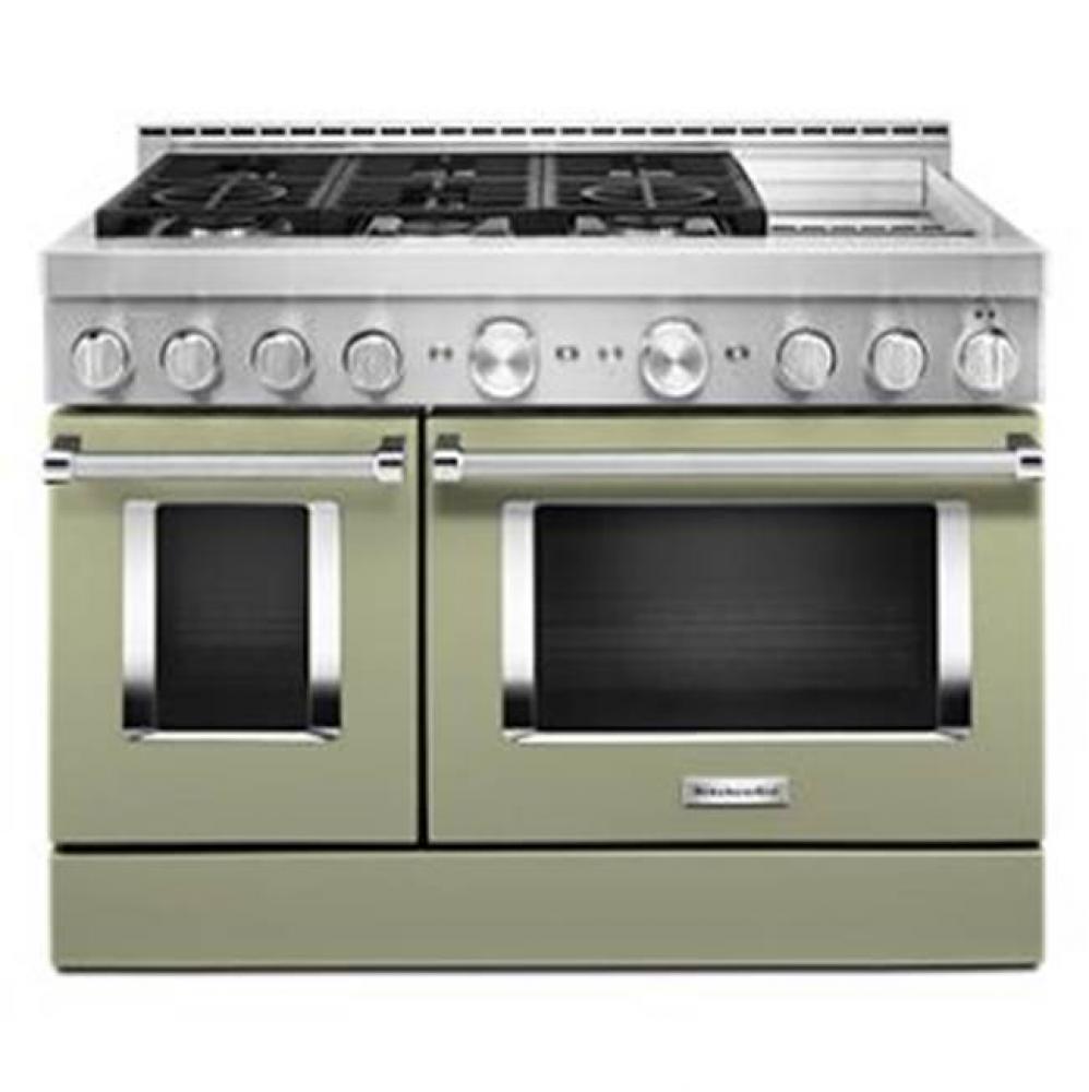 48'' Gas Commercial Style Range W/Griddle