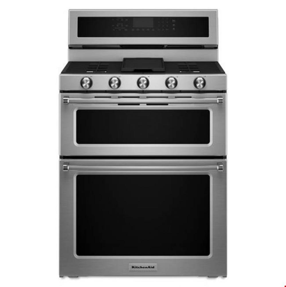 30 in. Self-Cleaning Convection Freestanding Gas Double Oven Range