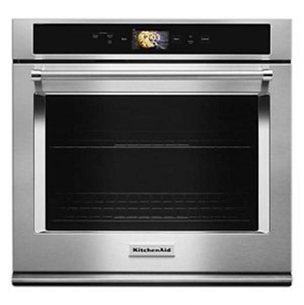 30'' Connected Single Wall Oven, Wifi, Touch Lcd, Powered Accessories, True Convection,