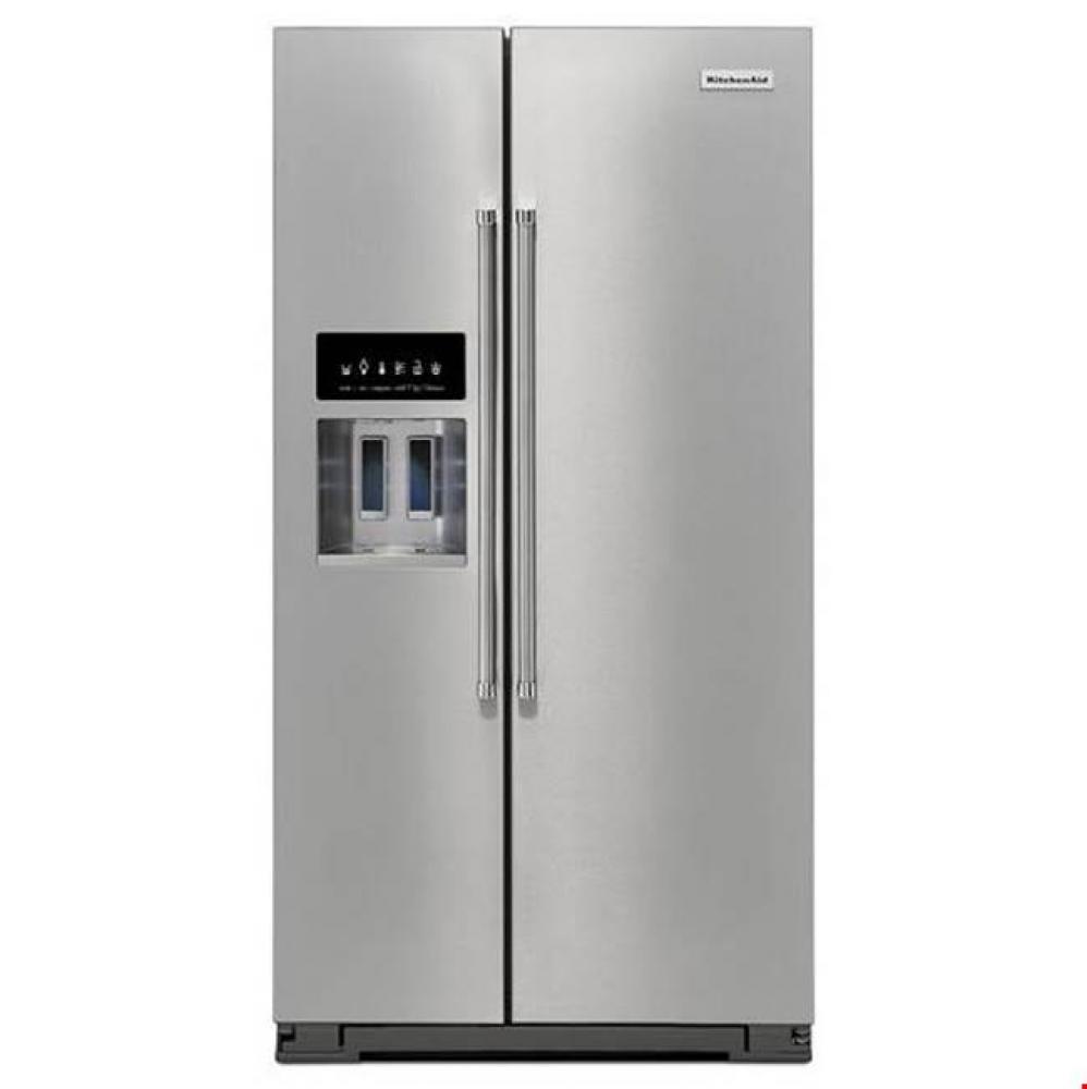 36 in. Wide No Frost Side-by-Side Free Standing Refrigerator Freezer
