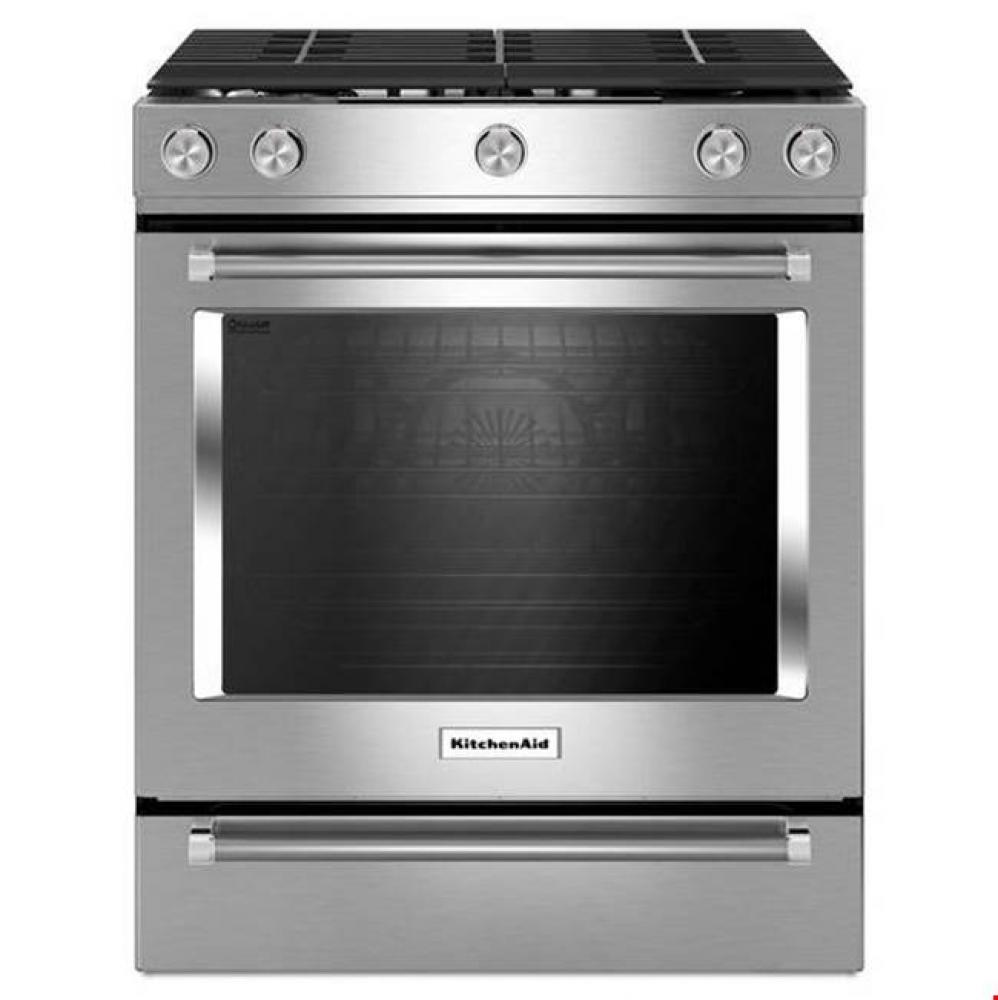 30 in. Self-Cleaning Convection Slide-In Gas Range