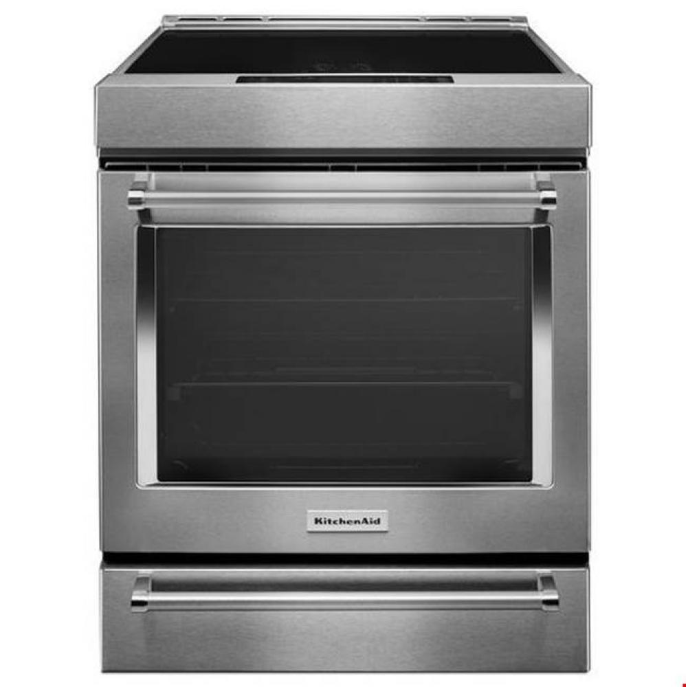 30 in. Self-Cleaning Convection Induction Slide-In Electric Range