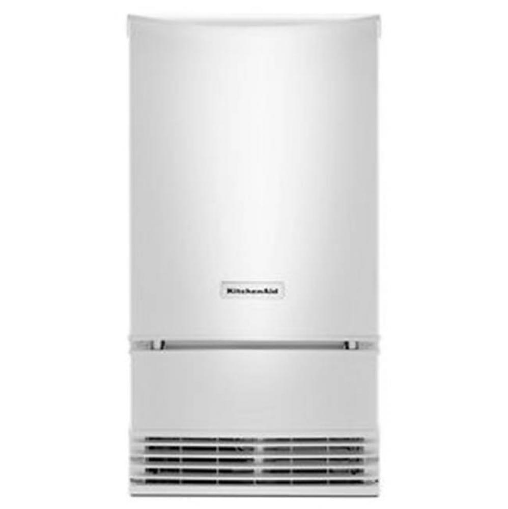 18'' White Icemaker With Drain Pump Included