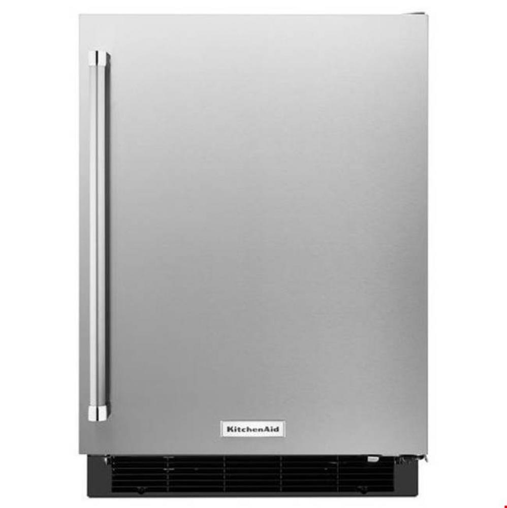 24'' Undercounter Refrigerator with Stainless Steel Door
