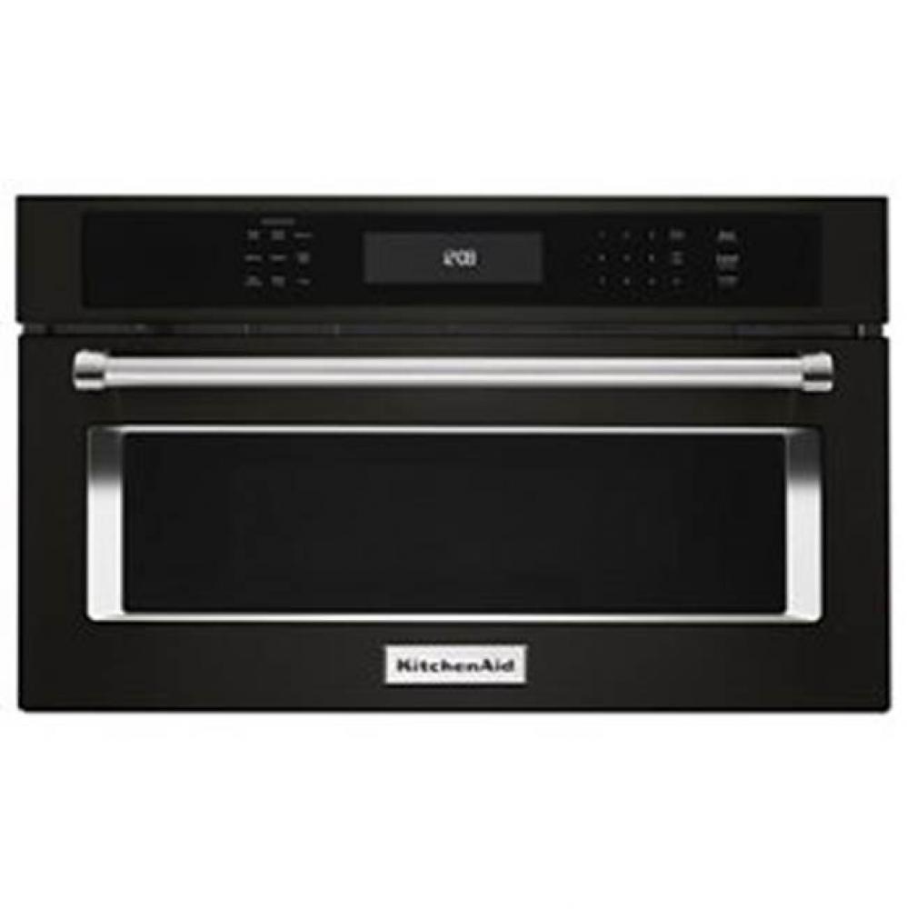 30'' Built-In Microwave, 1.4 Cu Ft, 900 W, Convection Cooking, Black Stainless, 240 V Ho