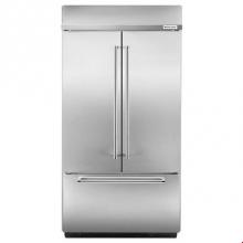 Kitchen Aid KBFN402ESS - 42 in. No Frost French Door Built-In Bottom-Freezer Refrigerator