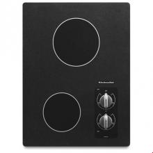 Kitchen Aid KECC056RBL - 15 in. Ceramic Glass Built-In Electric Cooktop