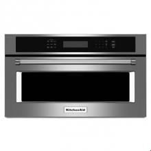 Kitchen Aid KMBP100ESS - 30 in. Convection Built-In Microwave Oven