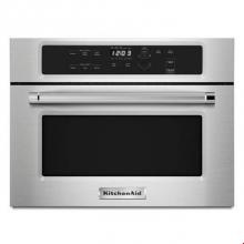 Kitchen Aid KMBS104ESS - 24'' Built In Microwave Oven with 1000 Watt Cooking