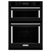 Kitchen Aid KOCE500EBL - 30 in. Self-Clean Convection Built-In Electric Combination Oven-Microwave