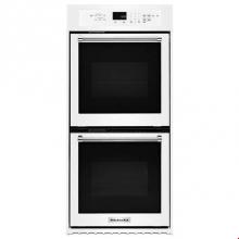 Kitchen Aid KODC304EWH - 24 in. Self-Cleaning Convection Built-In Electric Double Oven