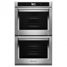 Kitchen Aid KODE900HSS - 30'' Connected Double Wall Oven, Wifi, Touch Lcd, Powered Accessories, Upper And Lower T