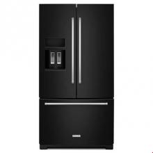Kitchen Aid KRFF507EBL - 30 in.  No Frost External Dispense French Door Bottom-Freezer Refrigerator