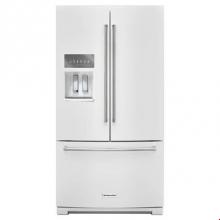 Kitchen Aid KRFF507EWH - 30 in.  No Frost External Dispense French Door Bottom-Freezer Refrigerator