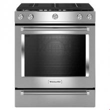 Kitchen Aid KSGG700ESS - 30 in. Self-Cleaning Convection Slide-In Gas Range