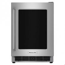 Kitchen Aid KURR304ESS - 24'' Undercounter Refrigerator with Glass Door and Metal Trim Shelves