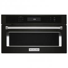 Kitchen Aid KMBP107EBS - 27'' Built-In Microwave, 1.4 Cu Ft, 900 W, Convection Cooking, 240 V Hookup