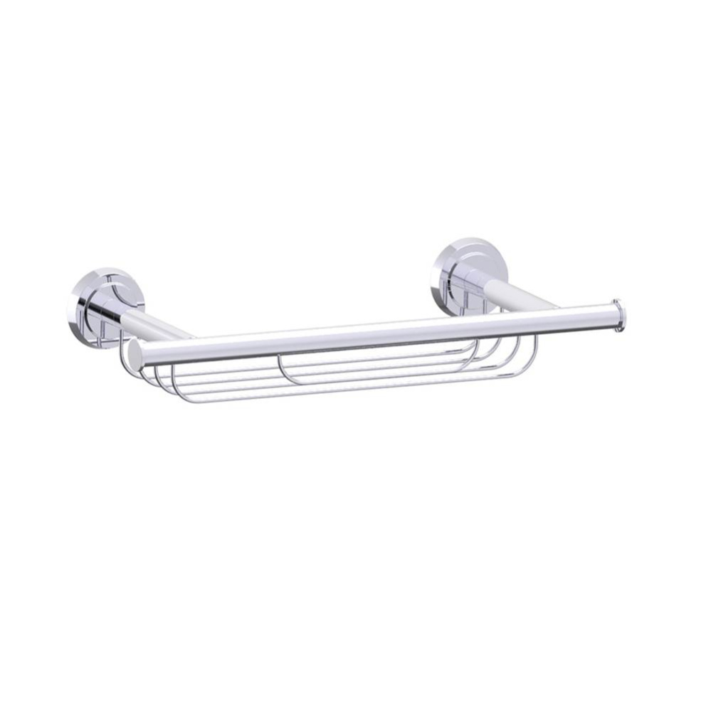SOFIA - Towel Basket-Polished Chrome