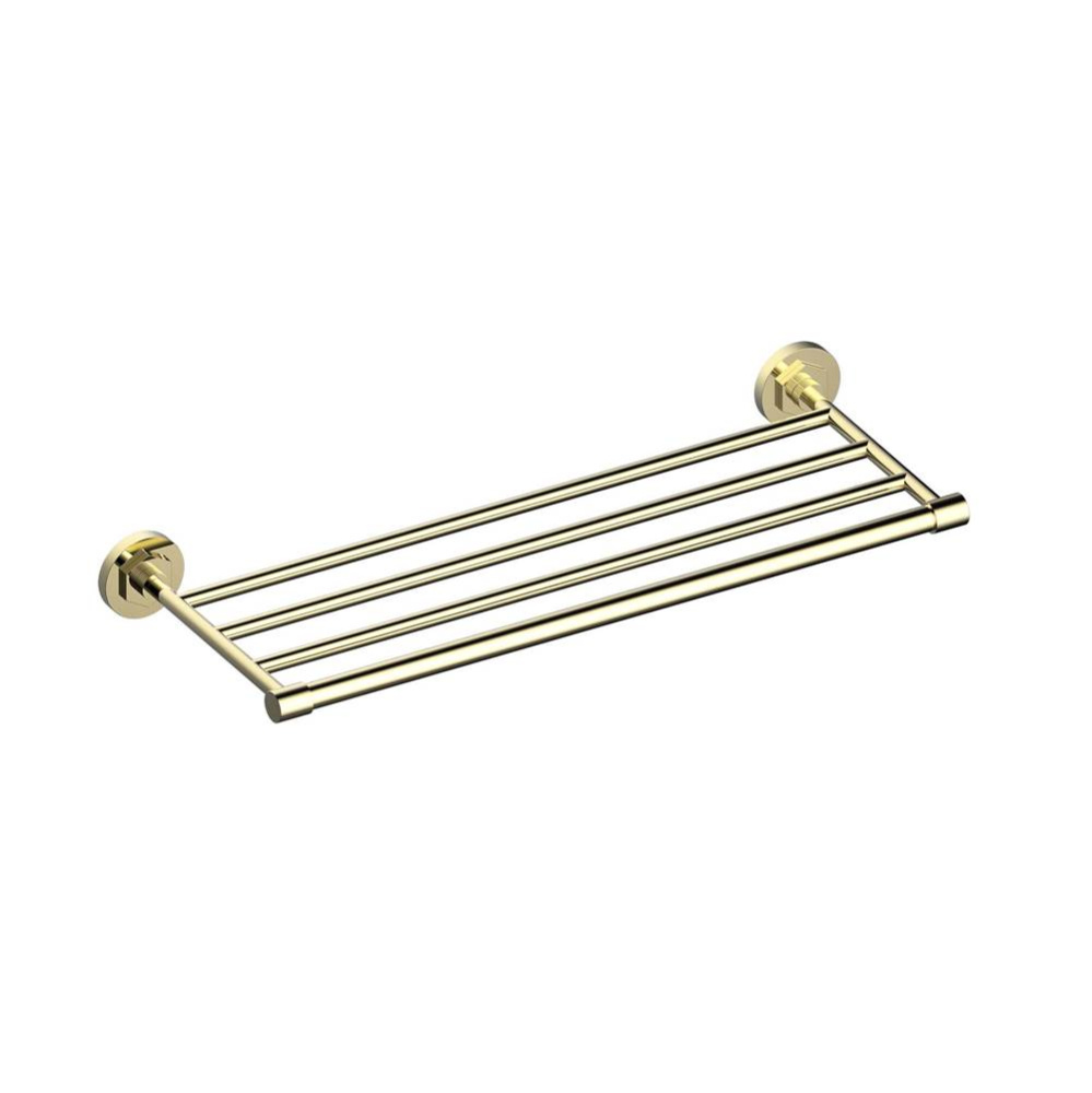 WINDSOR - Towel Shelf-Unlacquered Brass