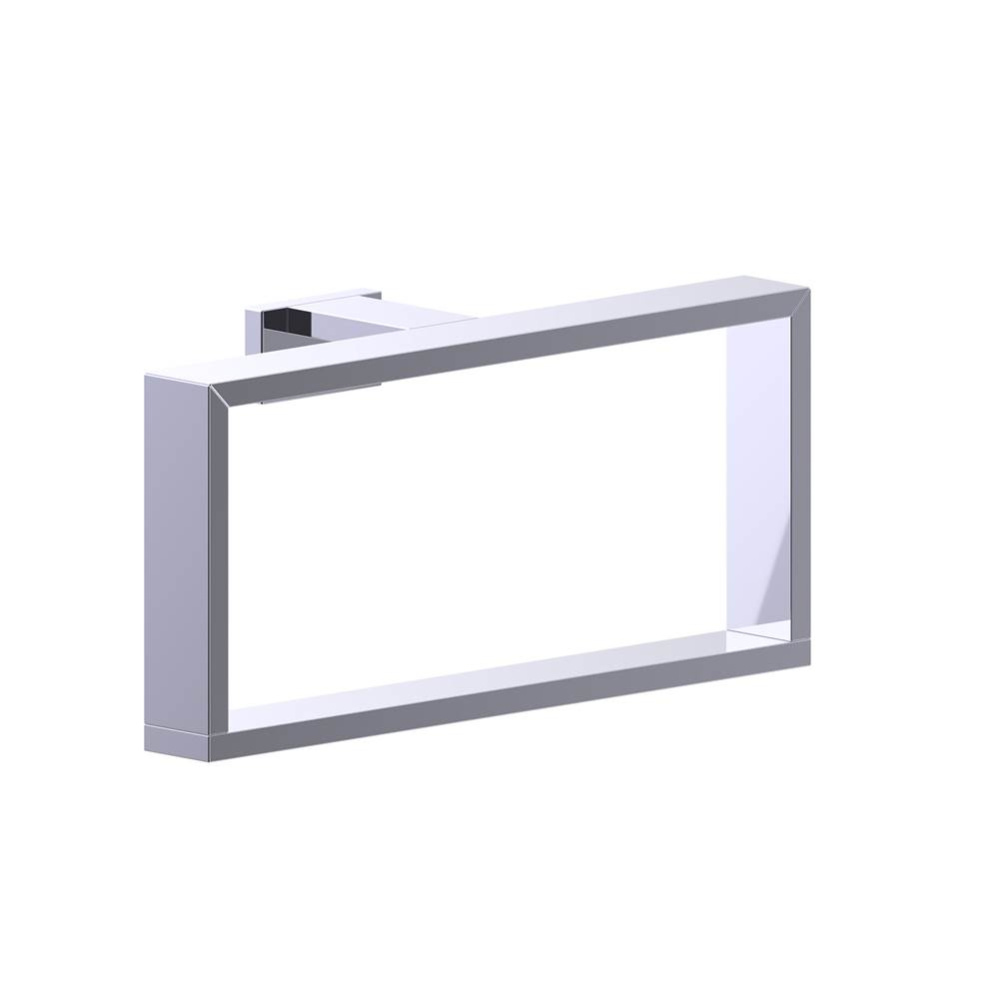 BERLIN - Rectangluar Towel Ring-Polished Chrome