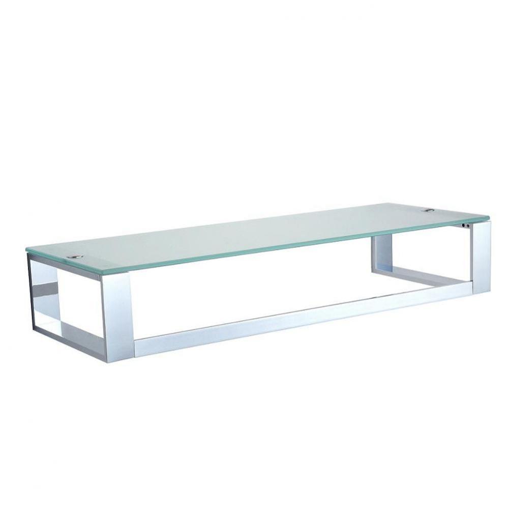 BERLIN - Glass Shelf Double  - Polished